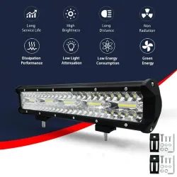 60W - 420W - LED light-bar - combo spotlights for trucks - off-roads - tractors - 4x4 SUV - ATV - boatsLED light bar