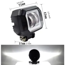 20W - 12V - 6000K - DRL - LED light bar with HELO - reflector - for motorcycle - SUV - truck - ATV - tractorLED light bar