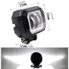 20W - 12V - 6000K - DRL - LED light bar with HELO - reflector - for motorcycle - SUV - truck - ATV - tractorLED light bar