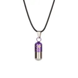LOVE - capsule shape pendant - necklaceNecklaces