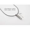 Titanium steel bullet with skulls - necklaceNecklaces