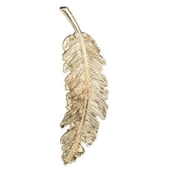 Vintage Blatt - Gold & Silber Haarnadel - Haarklammer