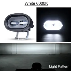 20W 6D 12V 6000K - Arbeitslicht für Motorrad - Offroad Trucks - ATV - SUV - Retro LED Bar - Lampe