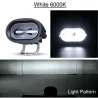 20W 6D 12V 6000K - Arbeitslicht für Motorrad - Offroad Trucks - ATV - SUV - Retro LED Bar - Lampe