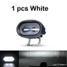 20W 6D 12V 6000K - Arbeitslicht für Motorrad - Offroad Trucks - ATV - SUV - Retro LED Bar - Lampe
