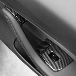 Fensterheber Schalter ABS Rahmen - Abdeckung - Aufkleber - Tesla Modell 3 2018-2019