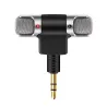 Portable stereo recording microphone - gold plated plug - 3.5mm mini jack for SmartphoneMicrophones