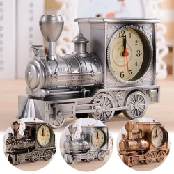 Vintage Zug mit Uhr