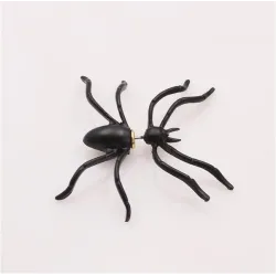 Ohrringe mit schwarzer Spinne