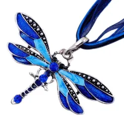 Bohemian Dragonfly Halskette