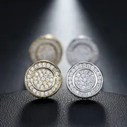 Rundohrring - Gold/Silber