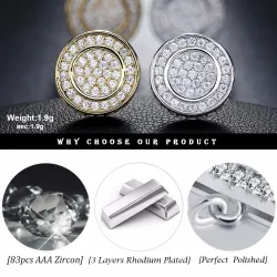 Round Earring - Gold/SilverEarrings