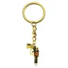 Gold Gun KeychainKeyrings