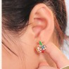 Apple Crystal Earrings