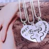 3Pcs Best Friends Forever Necklace Set - HeartNecklaces