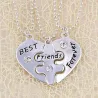 3Pcs Best Friends Forever Necklace Set - HeartNecklaces