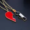 Cracked Herz und Weinflasche - 2pcs/set