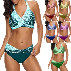 Polka Dots Badeanzug - bikini set