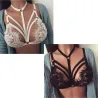 Floral Lace Bralette - Schwarz/Weiß