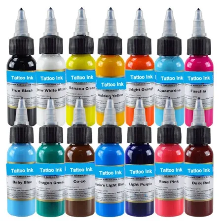 30ml Natürliche Pflanzen Tattoo Tinten - 14 Farben