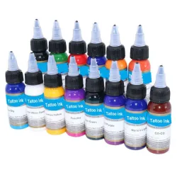 30ml Natürliche Pflanzen Tattoo Tinten - 14 Farben