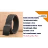 Luxury knitted belt with automatic buckleBelts