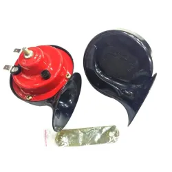 Auto Motorrad Elektrohorn - 2pcs - rot