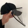 Anti Grippe Schutzkappe - Baseballkappe - schwarz