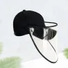 Anti Grippe Schutzkappe - Baseballkappe - schwarz