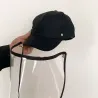 Anti Grippe Schutzkappe - Baseballkappe - schwarz