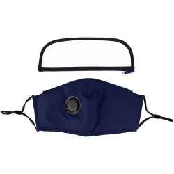 Mouth / face protective mask - detachable plastic eye shield - air valve - 2.5PM filter - reusableMouth masks