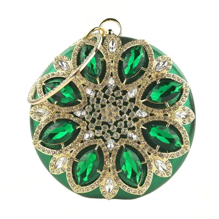Luxusdiamant - kleine Handtasche - Kristallblume