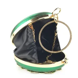 Luxusdiamant - kleine Handtasche - Kristallblume