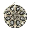 Luxusdiamant - kleine Handtasche - Kristallblume