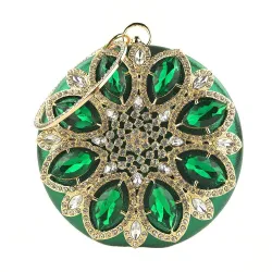 Luxusdiamant - kleine Handtasche - Kristallblume