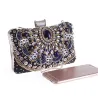 Diamant Kristall Geldbörse - mit Kette - Damen - Abendtaschen