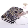 Diamant Kristall Geldbörse - mit Kette - Damen - Abendtaschen