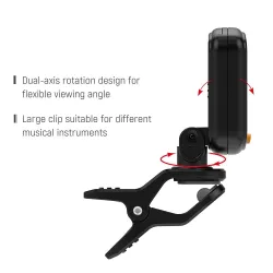 Gitarre Tuner - Clip auf - drehbar - Violine - Bass