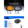 20W 6D 12V 6000K - Arbeitslicht für Motorrad - Offroad Trucks - ATV - SUV - Retro LED Bar - Lampe