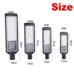 30W - 50W - AC85-265V - LED Straßenleuchte - Lampe - IP65 wasserdicht