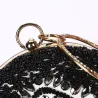 Luxus Abendtasche - Vintage - Diamant - Goldkette