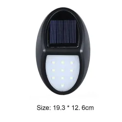 O7K7 - 100mAh - 10 LED - solarbetriebene Lampe - Bewegungssensor Licht - wasserdicht