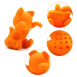 Silikon Kitten geformt - Tee Infuser - wiederverwendbar - 1pcs