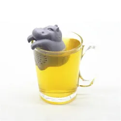 Silikon Hippo geformt - Tee Infuser - wiederverwendbar - 1pcs