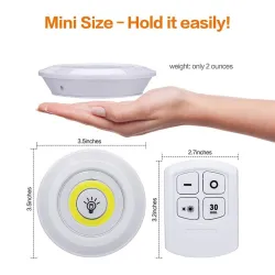 3W LED light - cabinet - wireless - for dormitory closetLights & lighting