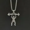 Weightlifting muscle - chain - necklaceNecklaces