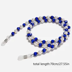 Beaded eyeglass chain - reading glasses - multi colourNecklaces