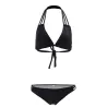 Low waist two piece swimsuit - plus size - black - whiteSwimming