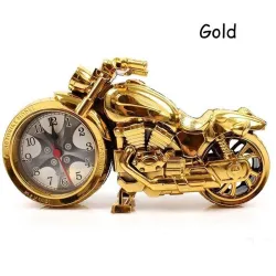 Vintage motorcycle with clockClocks