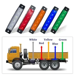 Auto Außenleuchten - LED - 6SMD - 12V/24V